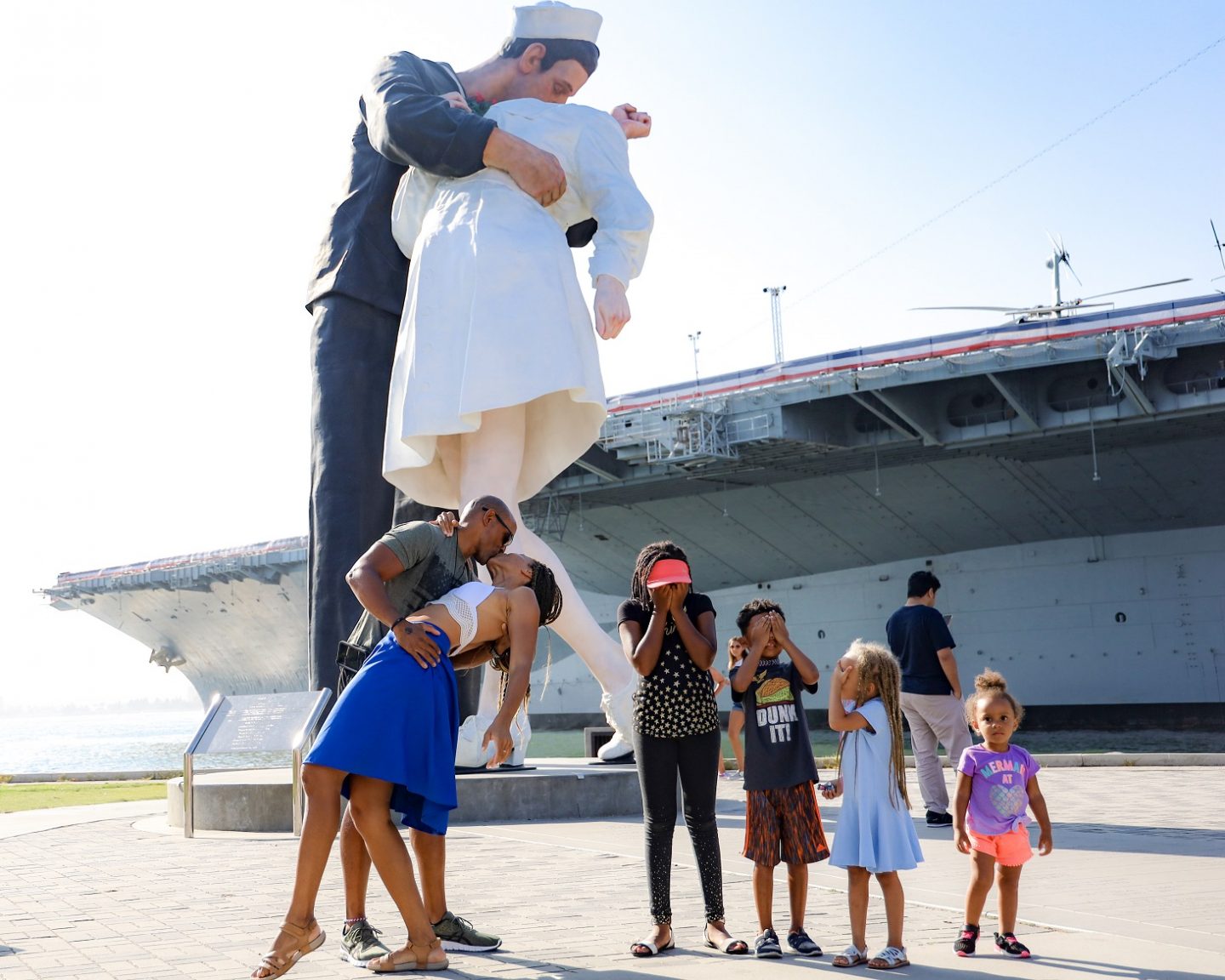 USS Midway San Diego with kids