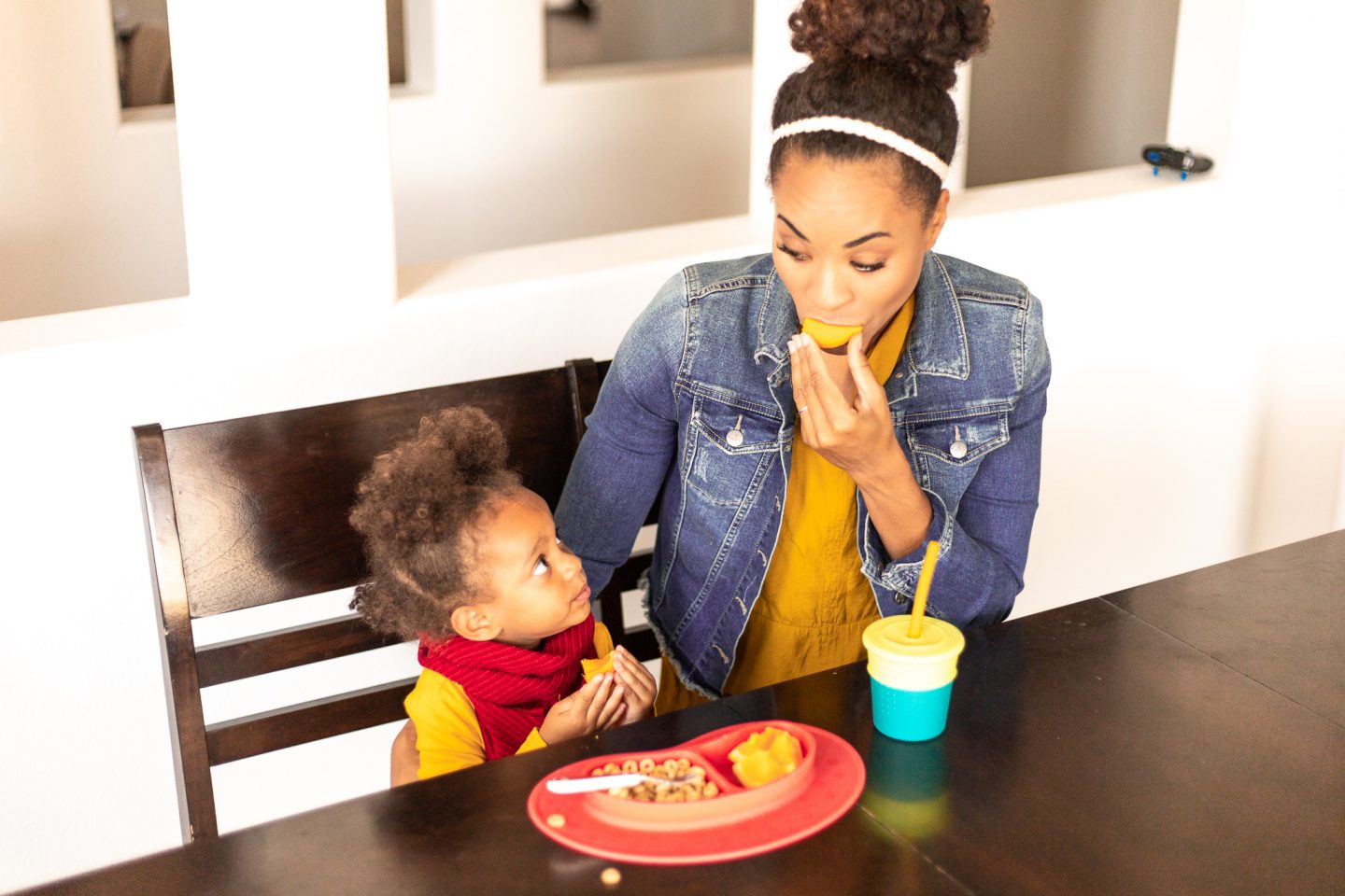 Transitioning out of high chair 