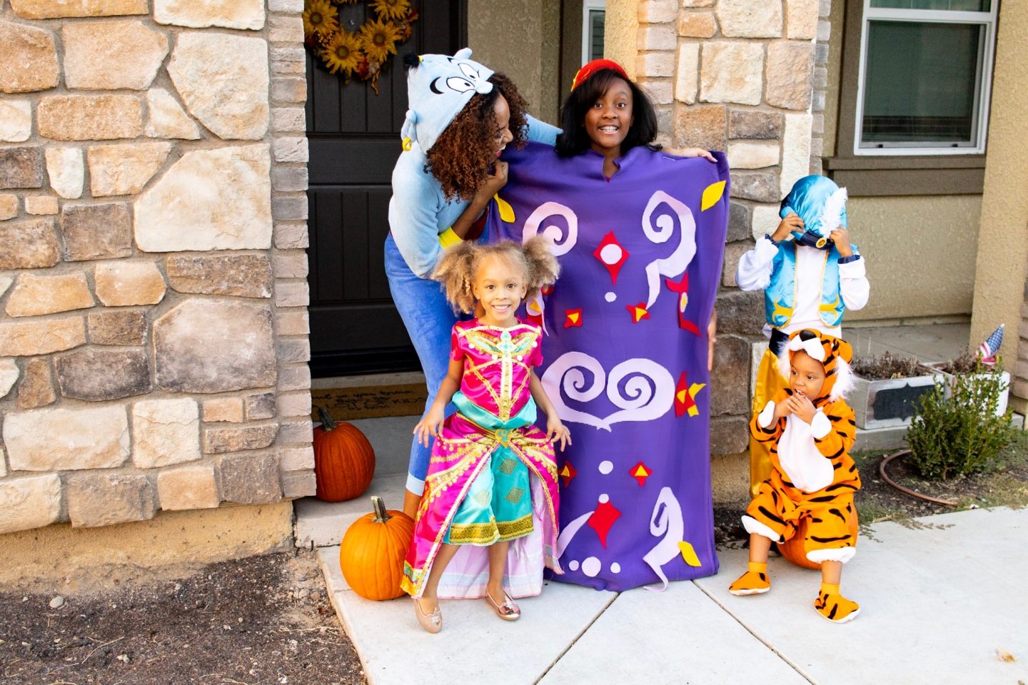 No-Sew Costume – Aladdin Magic Carpet